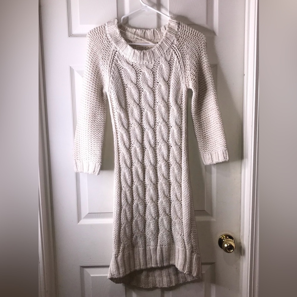 Zara Knit Cable Knit Dress Size Medium